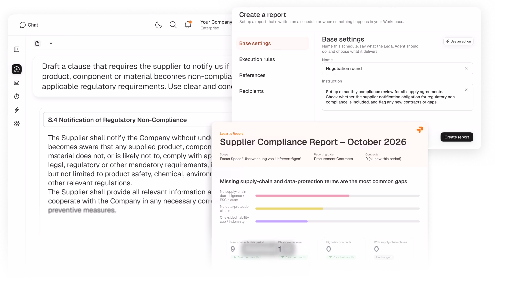 Legal AI for compliance