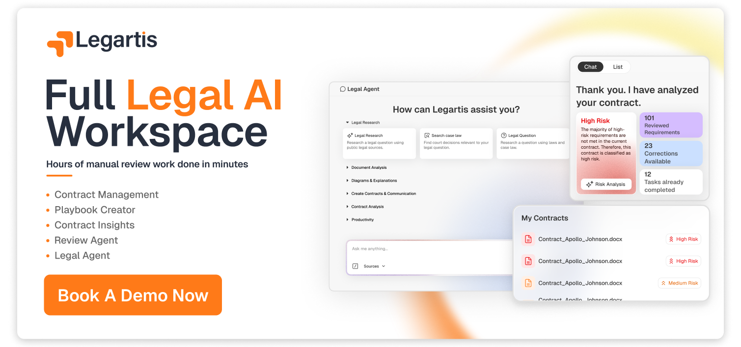 book a demo now for a full legal AI workspace