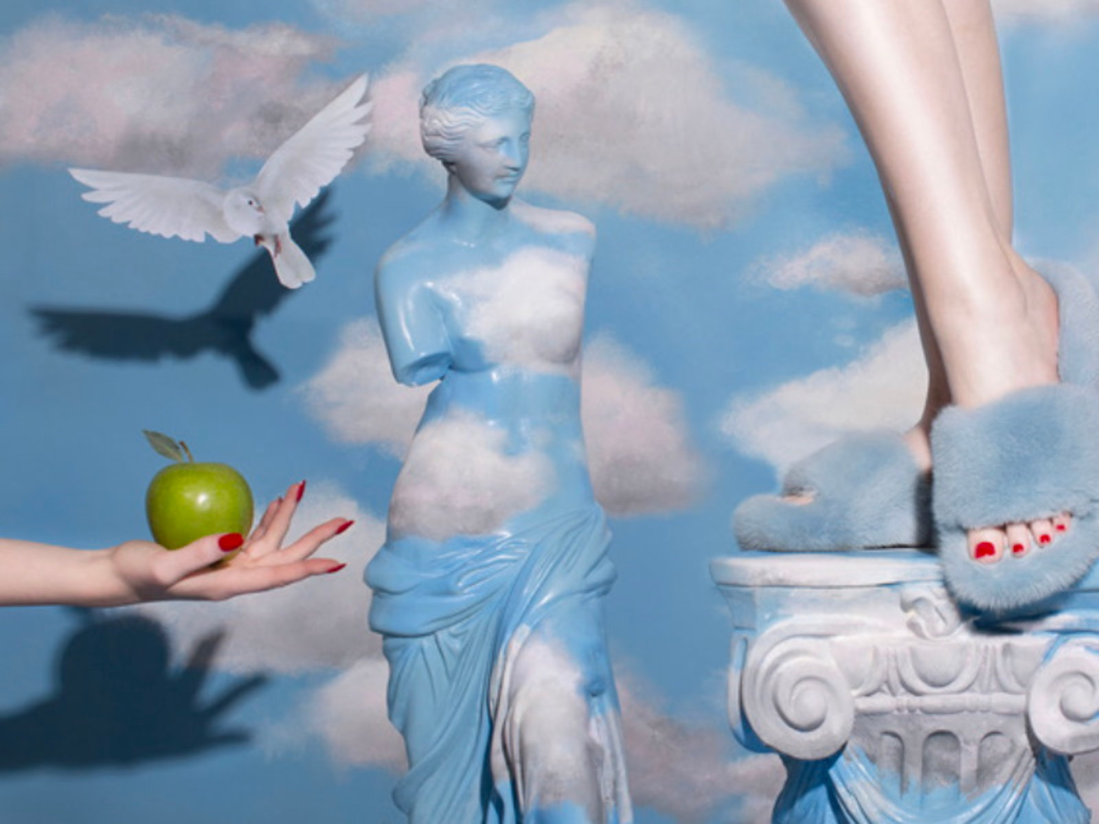 Clouds & Marble Chess Set by Zizi Donohoe