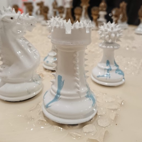 Daniela Raytchev x Purling Art Chess at Saatchi Gallery
