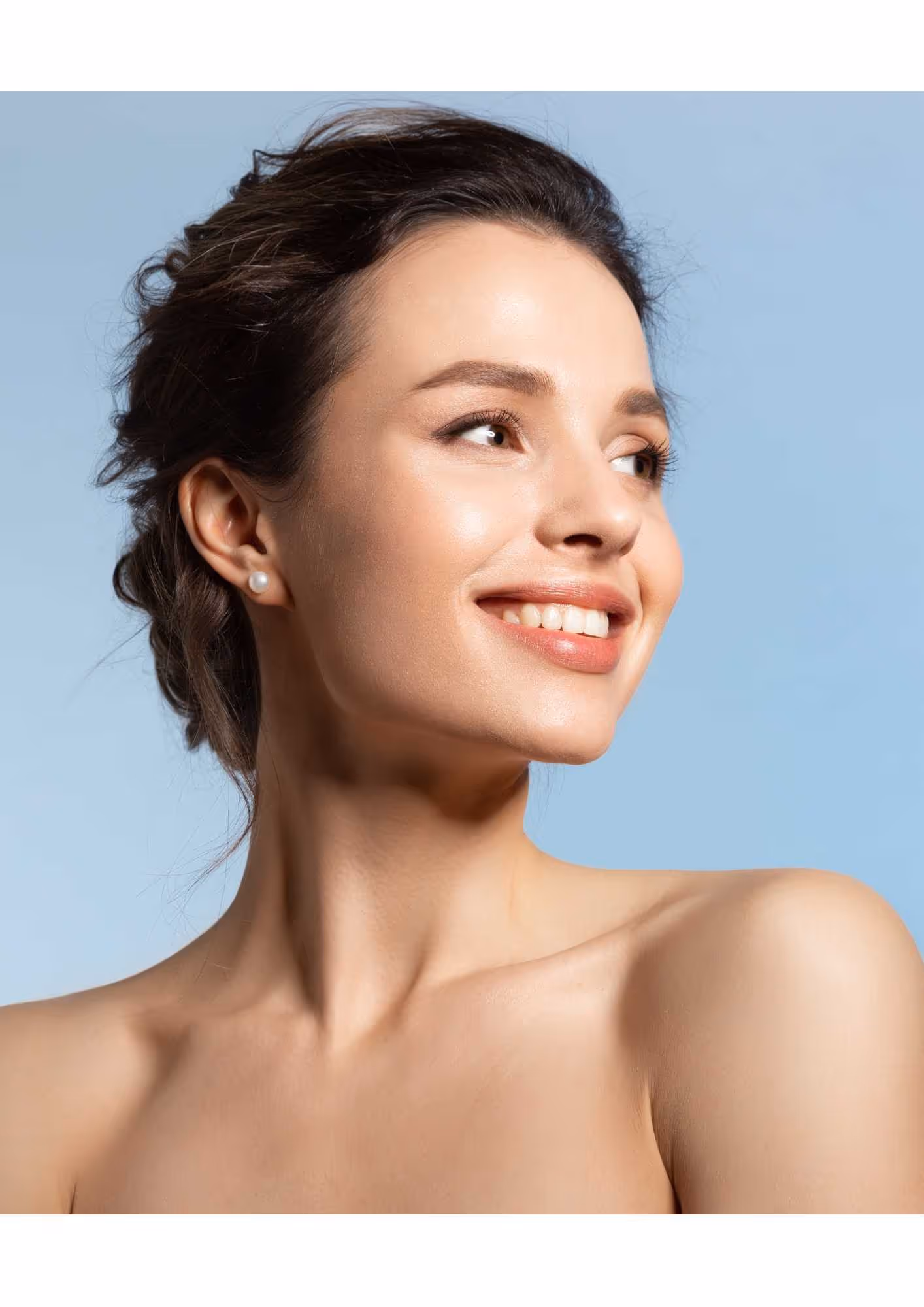 Bright, whitened smile after professional teeth whitening at Organ Mountain Dental