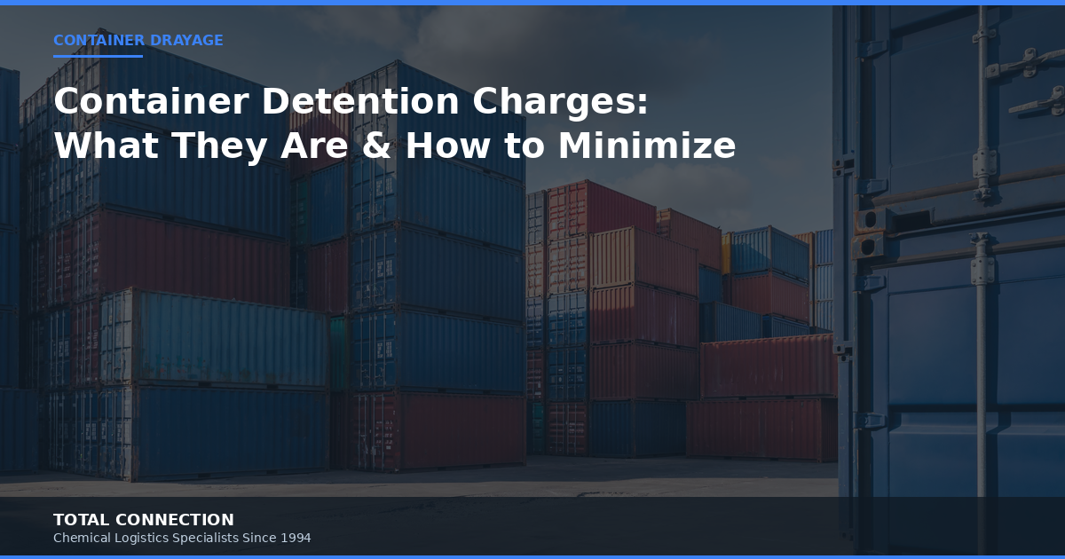 Container Detention Charges: What They Are and How to Minimize Them