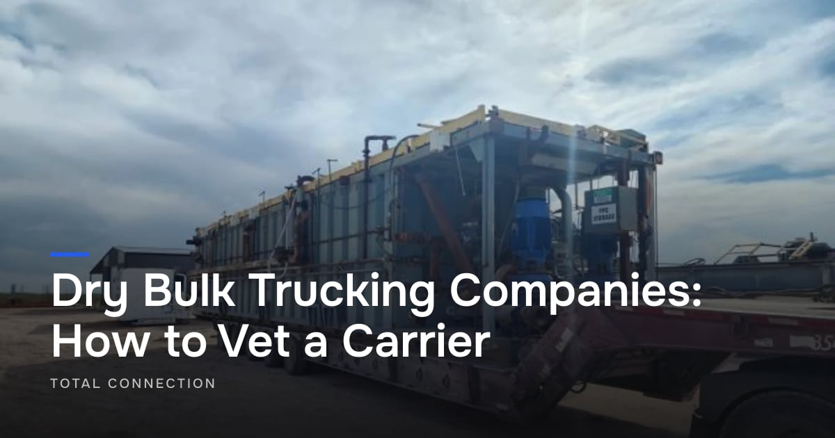 Dry Bulk Trucking Companies: How to Vet a Carrier