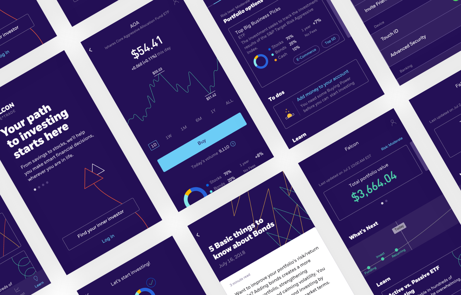 Etrade Falcon app preview
