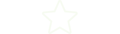 Single white star icon on transparent background.