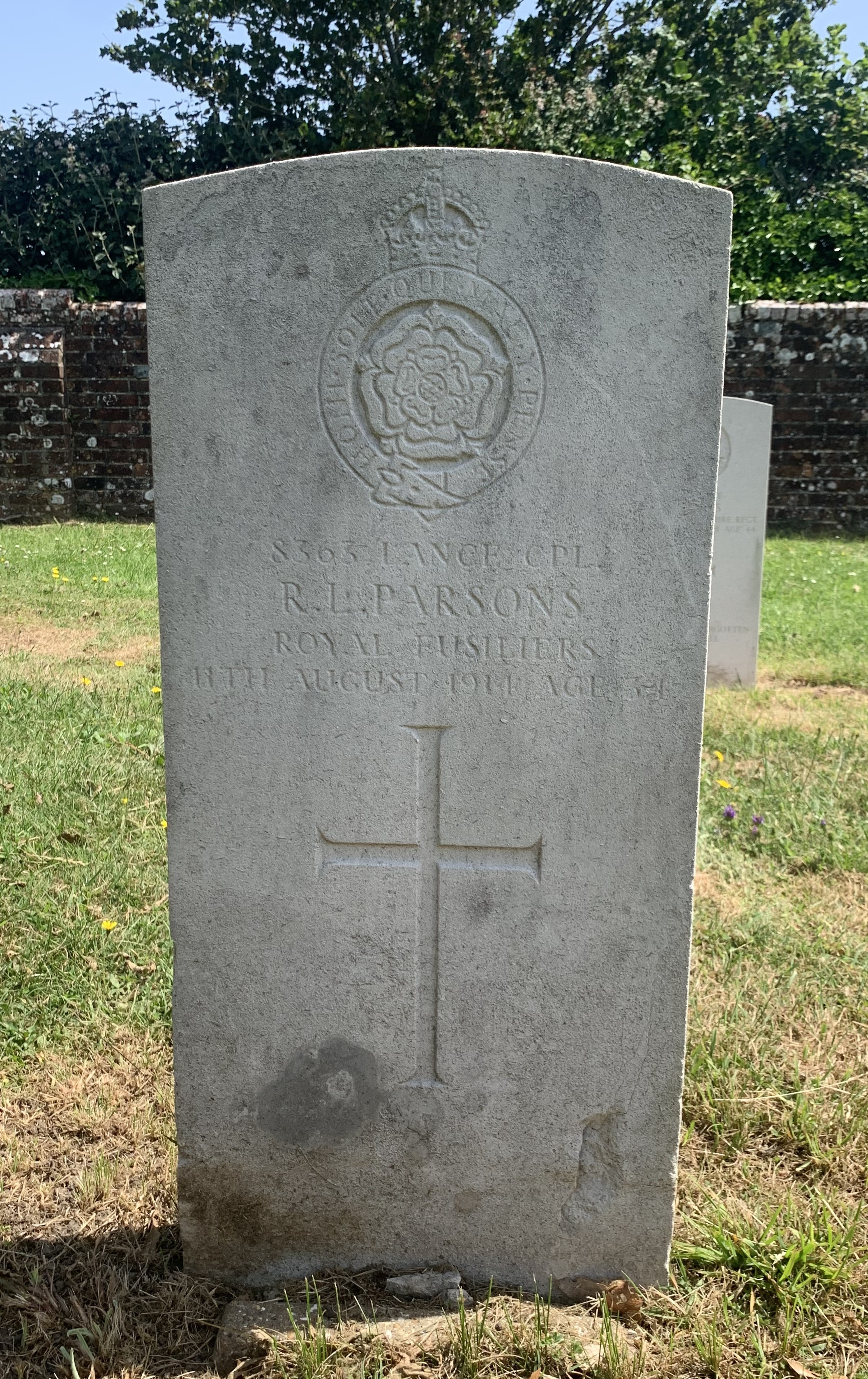 Parkhurst Military Cemetery, Isle of Wight UK