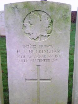 Cantimpre Canadian Cemetery, France