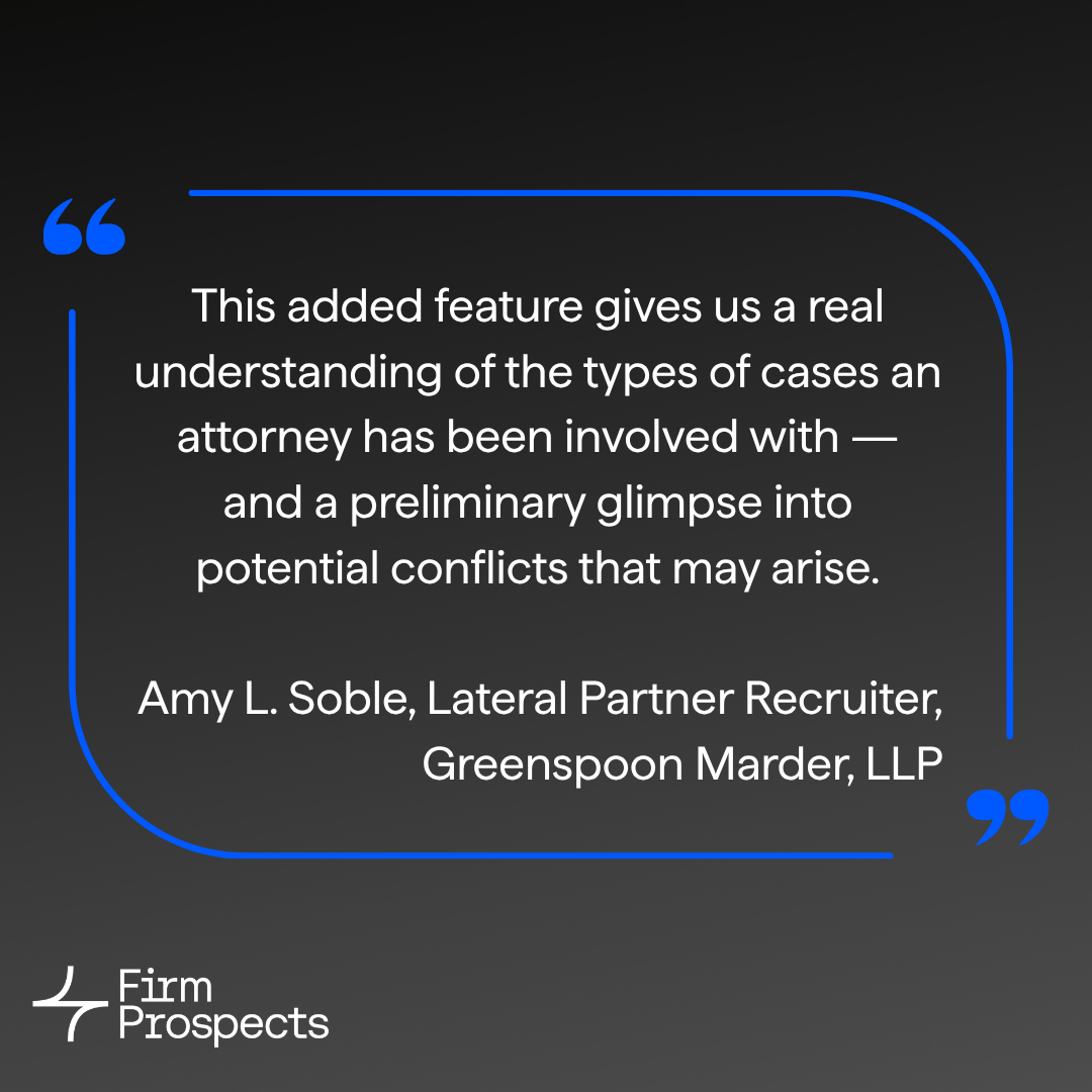 Firm Prospects + UniCourt review and client quote
