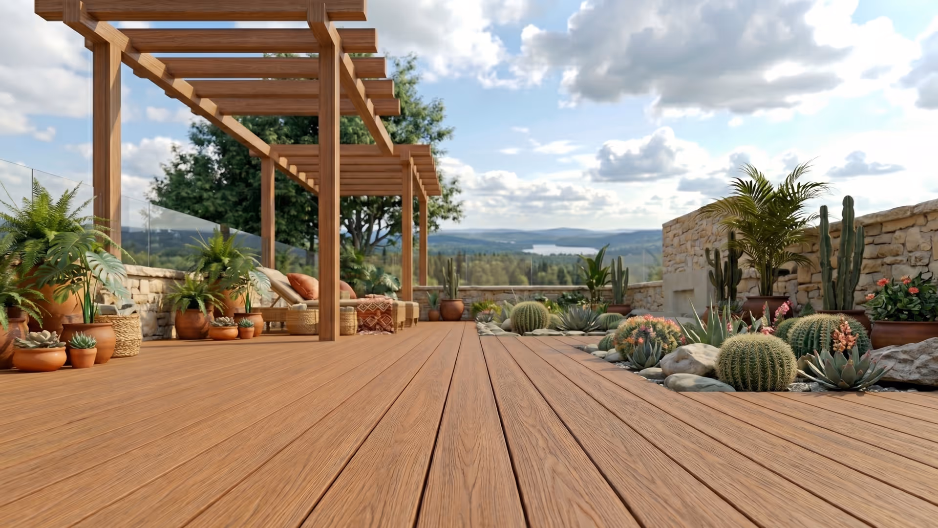 Deck WPC Coextruído Bicolor