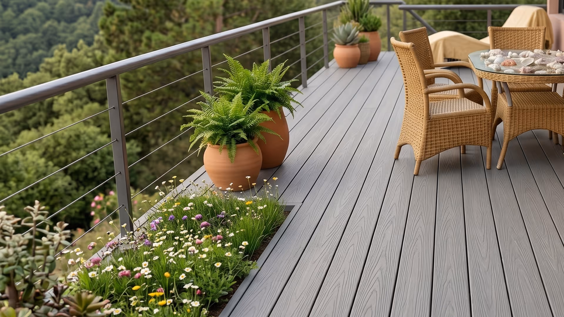 Deck WPC Coextruído Bicolor
