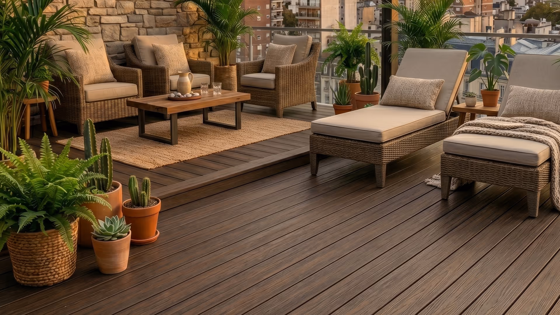 Deck WPC Coextruído Bicolor