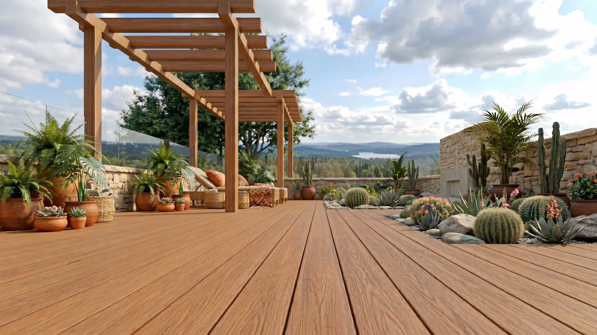 Deck WPC Coextruído Bicolor