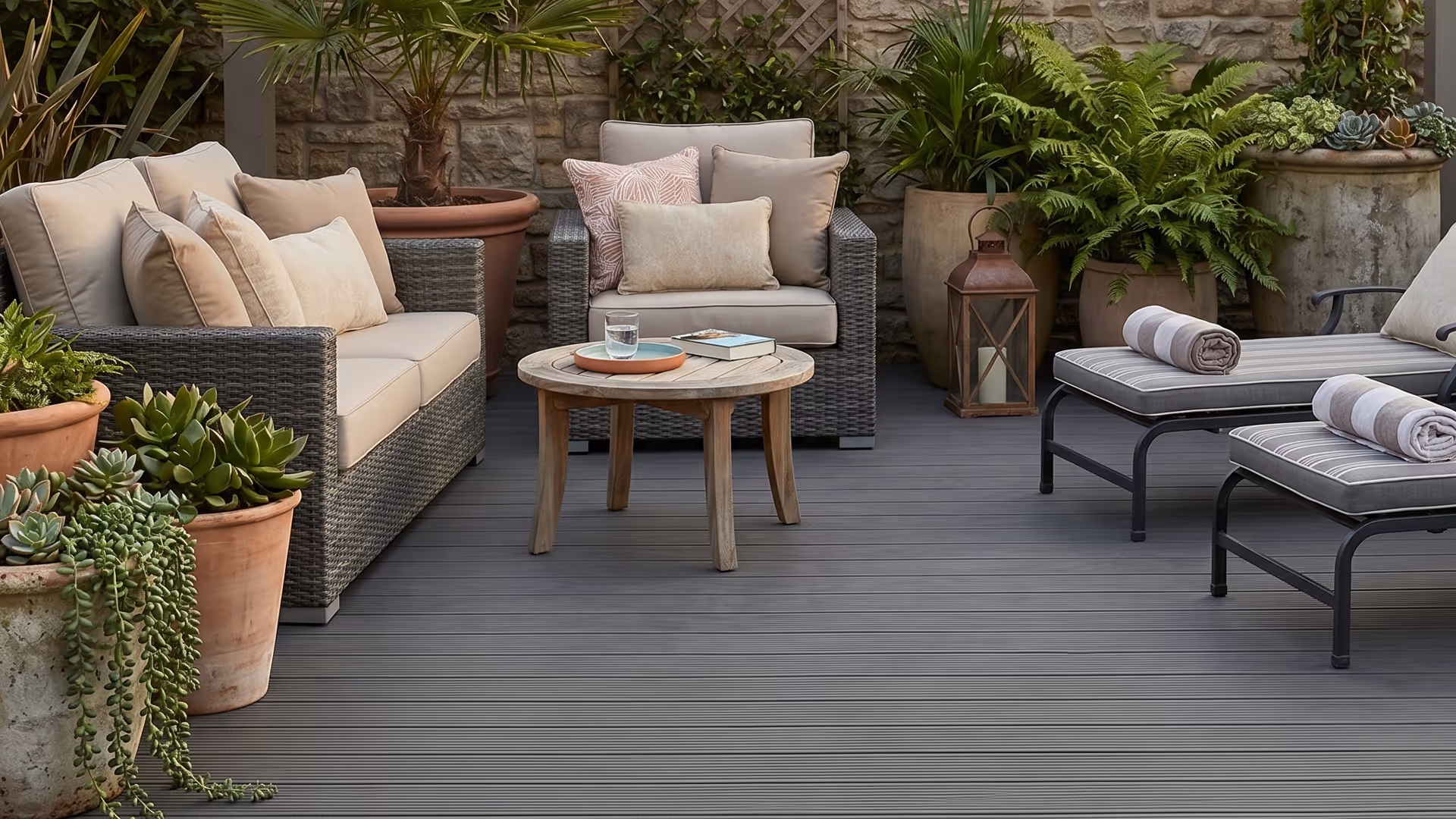 Deck WPC Gris