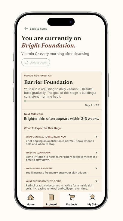 image of person demonstrating app usage for a tech startup