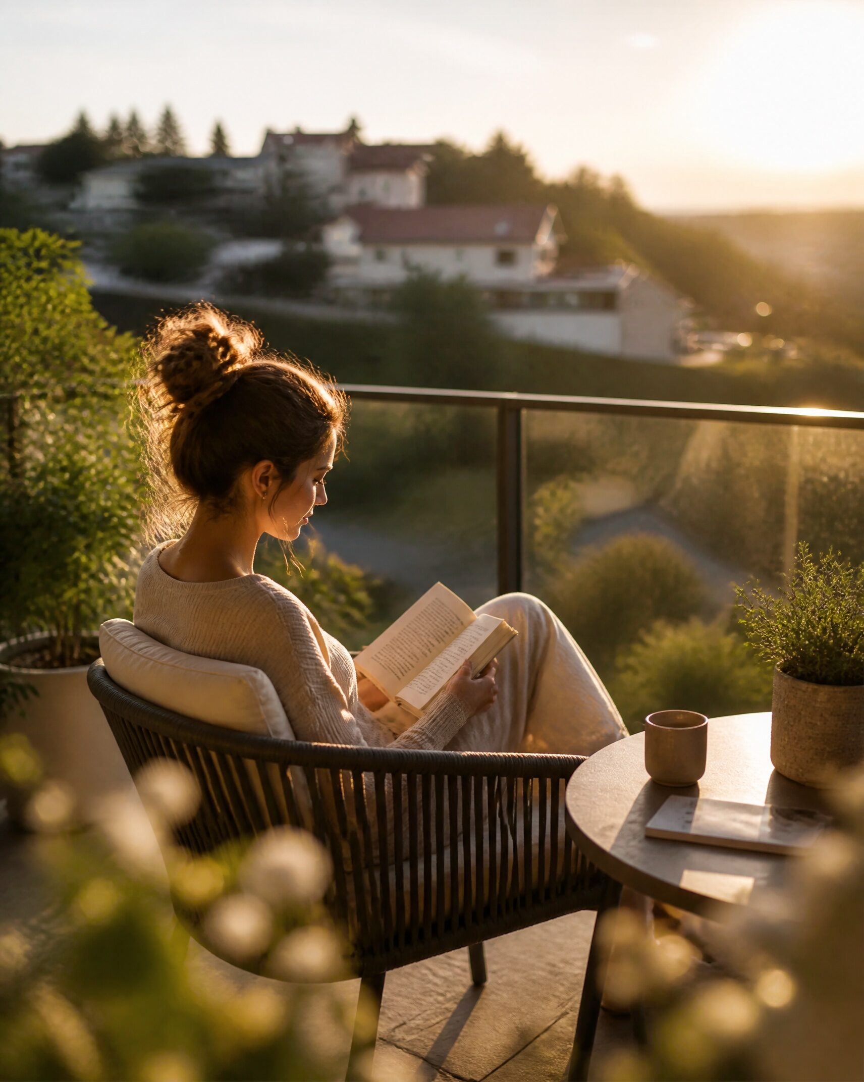 Rooftop terrace with panoramic views at Residence B2