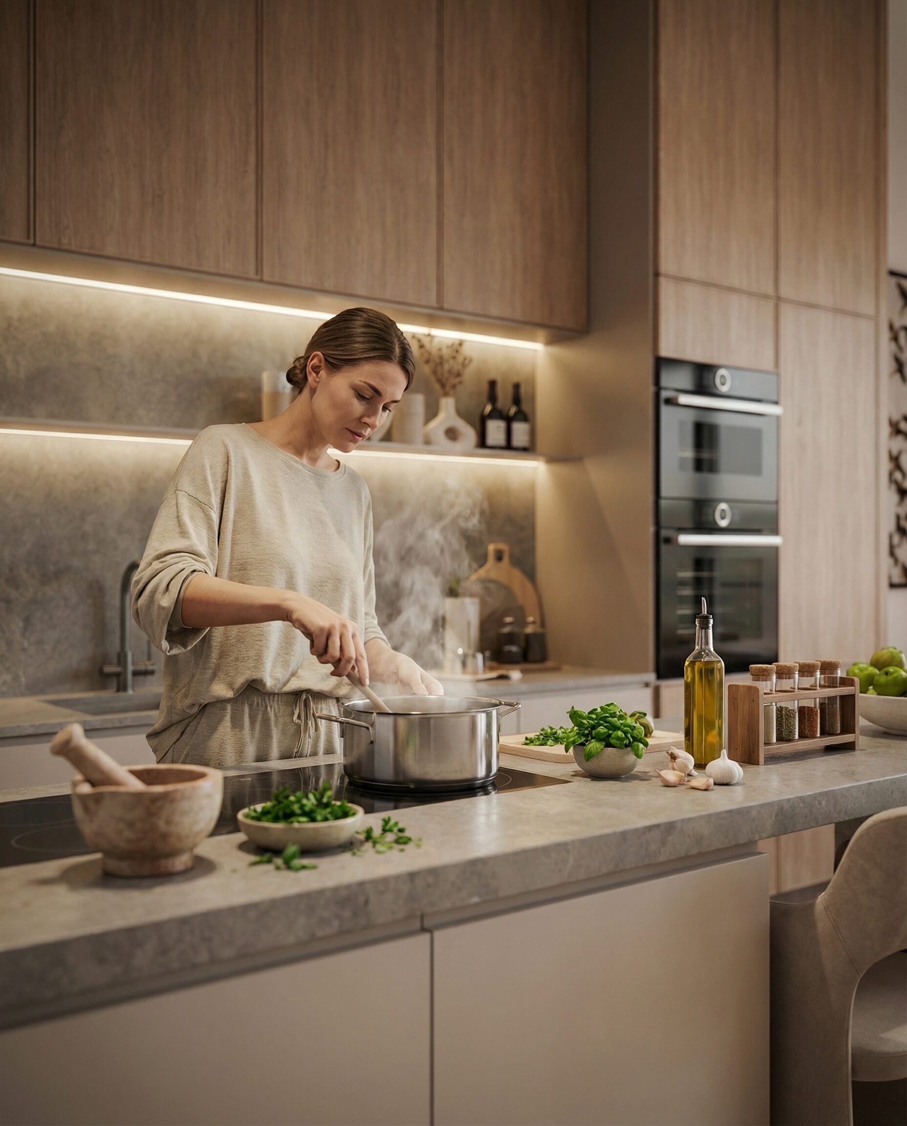 Kitchen interior of Residence C1