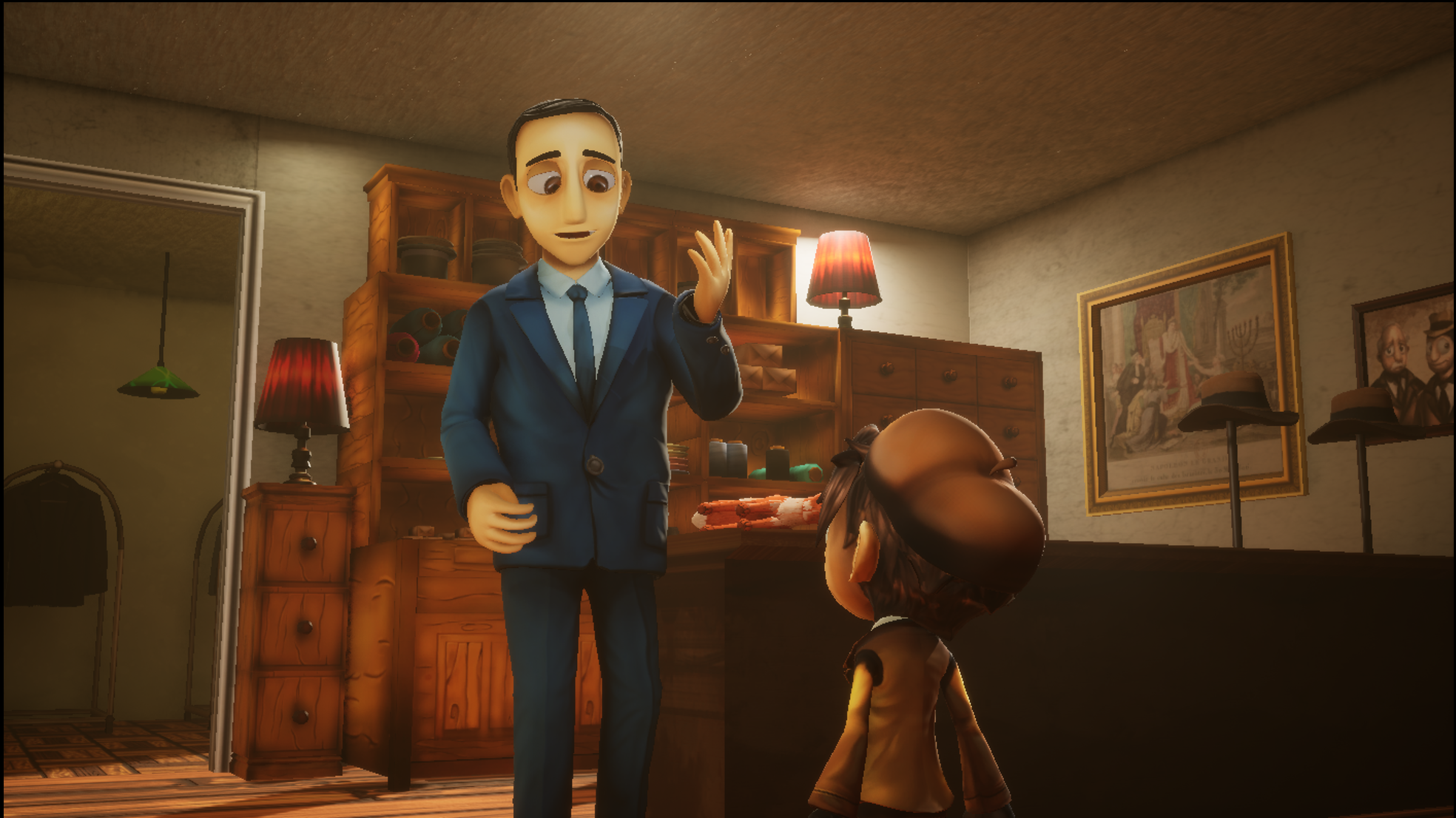 Moses and Samuel together at home