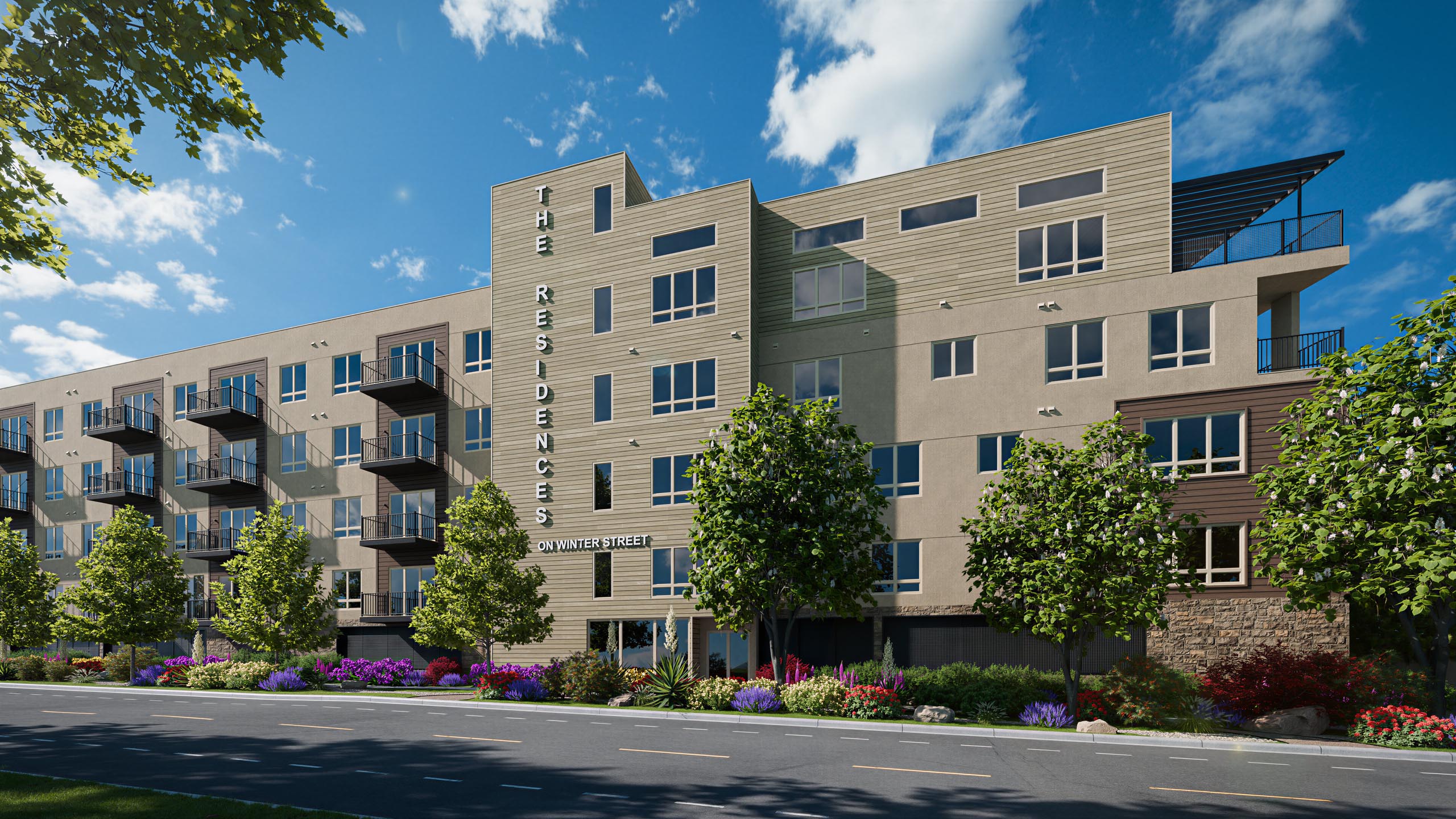 Exterior of property rendering