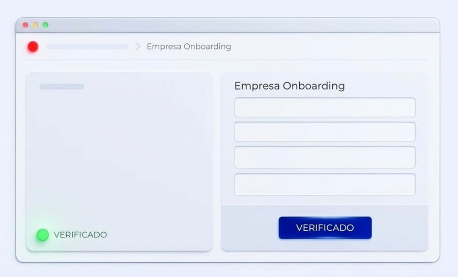 Onboarding Empresas app screenshot