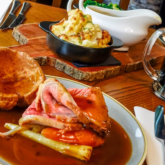 Roast dinner at The Coach & Horses, Harrogate