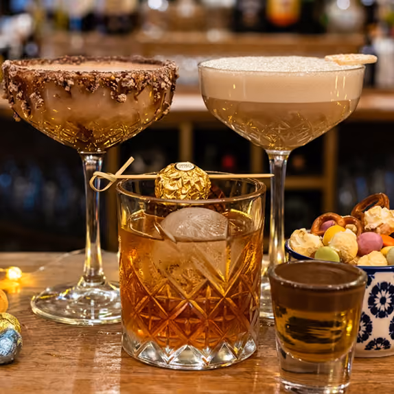 Cocktails at Montey's Rock Cafe, Harrogate