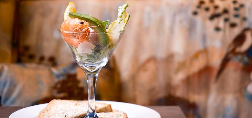 Prawn cocktail starter at The Fat Badger, Harrogate