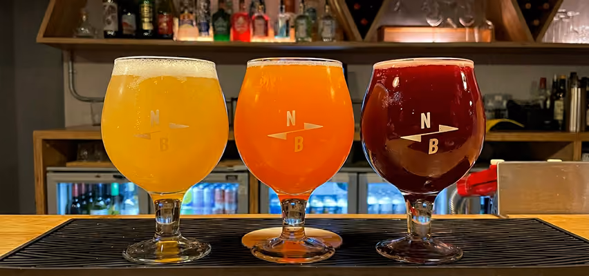 Craft beers at North Bar, Harrogate