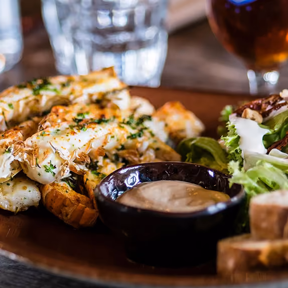 Turkish meze sharing platter at Konak Meze, Harrogate