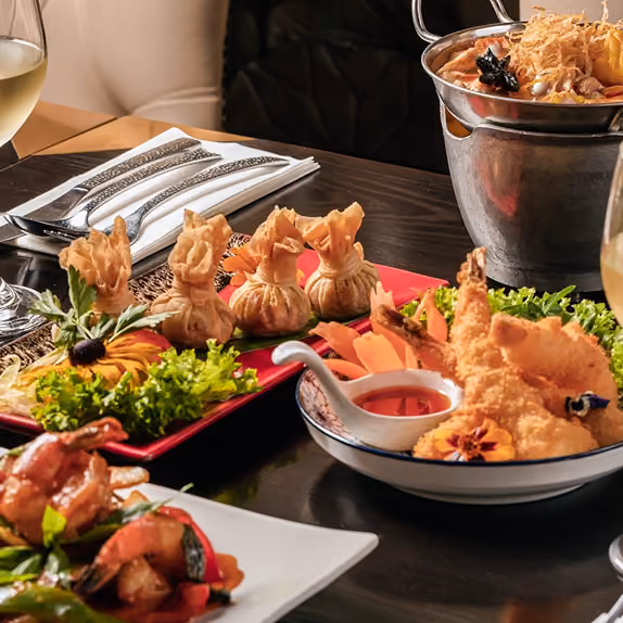 Thai dishes at Sukhothai, Harrogate