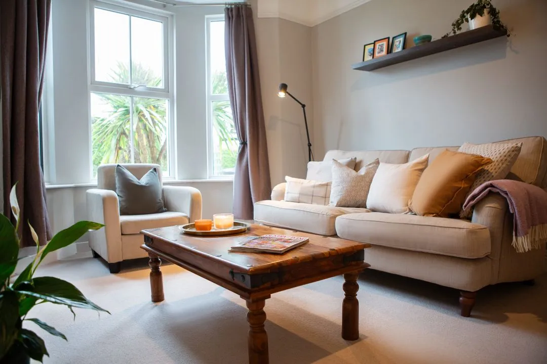 Living room at Mount Street Townhouse, Harrogate