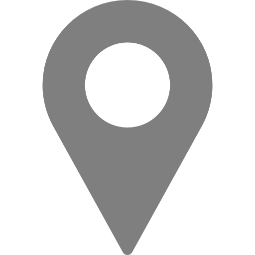 Light gray Pin location icon