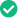Green check mark icon on a transparent background.