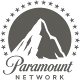 Paramount Network logo featuring a mountain surrounded by a circle of stars and the word 'Paramount' in cursive below.