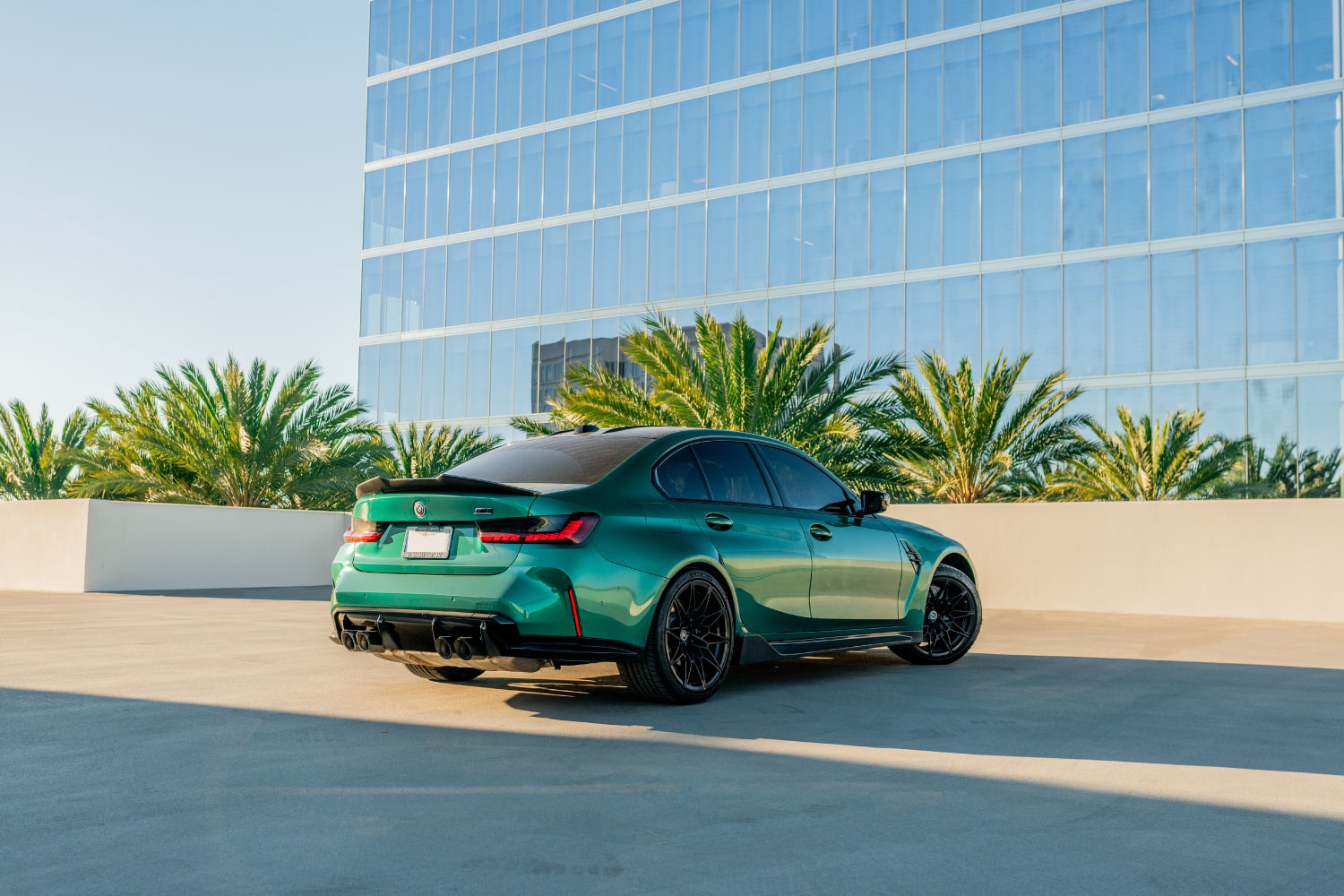 2024 BMW M3 Competition exterior Green OC