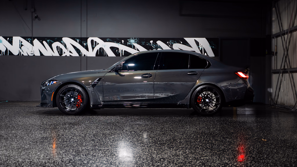 2025 BMW M3 Competition xDrive close-up detail shot San Diego