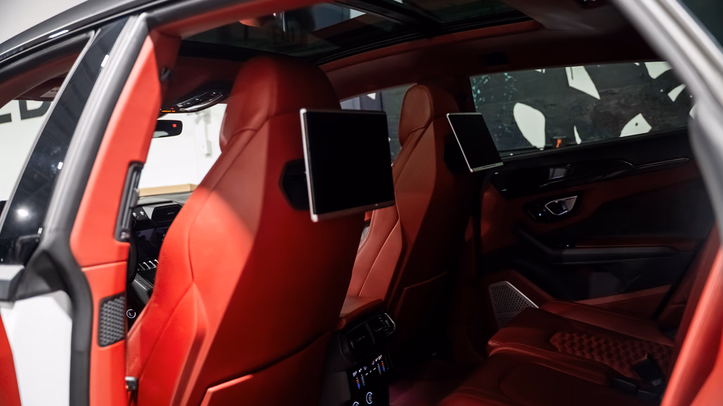 2020 Lamborghini Urus Widebody exterior Satin Black Newport Beach rental