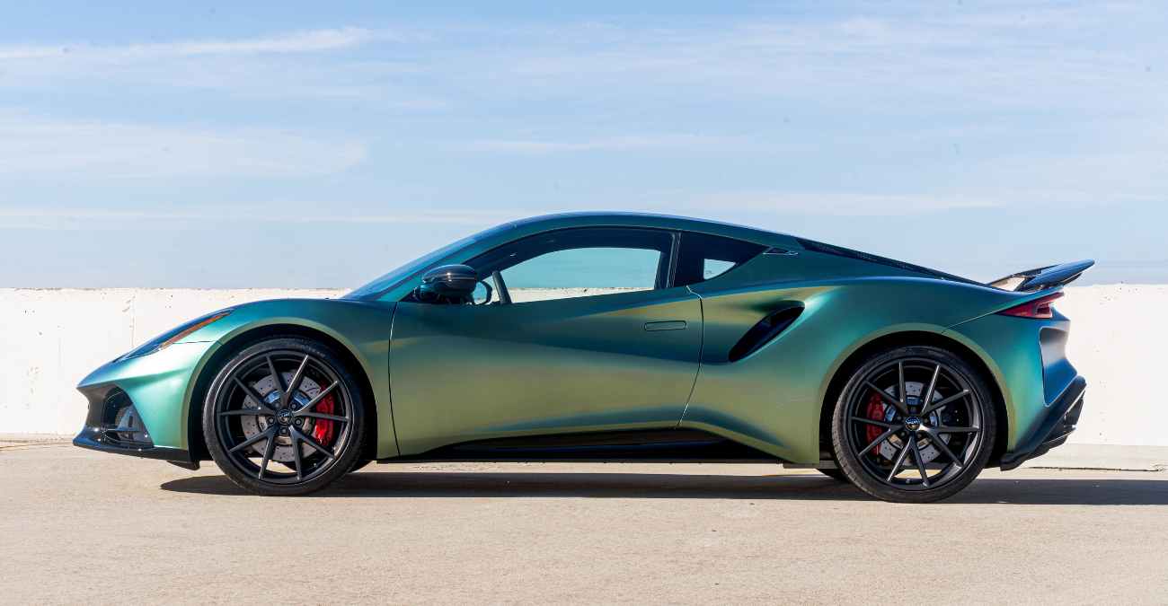 2025 Lotus Emira V6 Silver supercar Beverly Hills