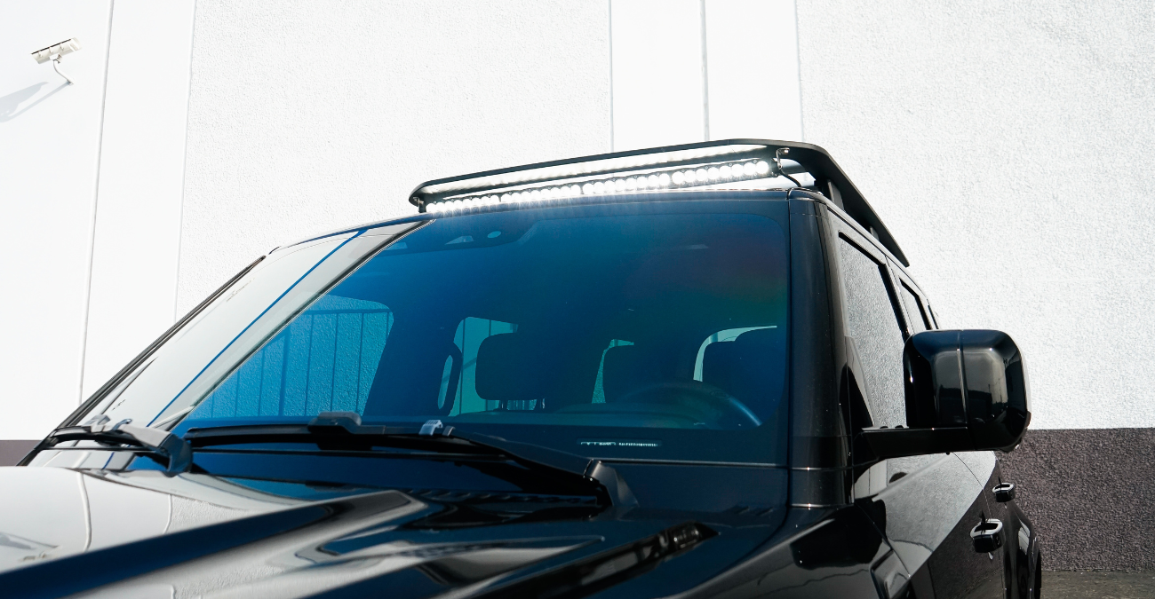 Land Rover Defender X rear view Black luxury SUV San Diego