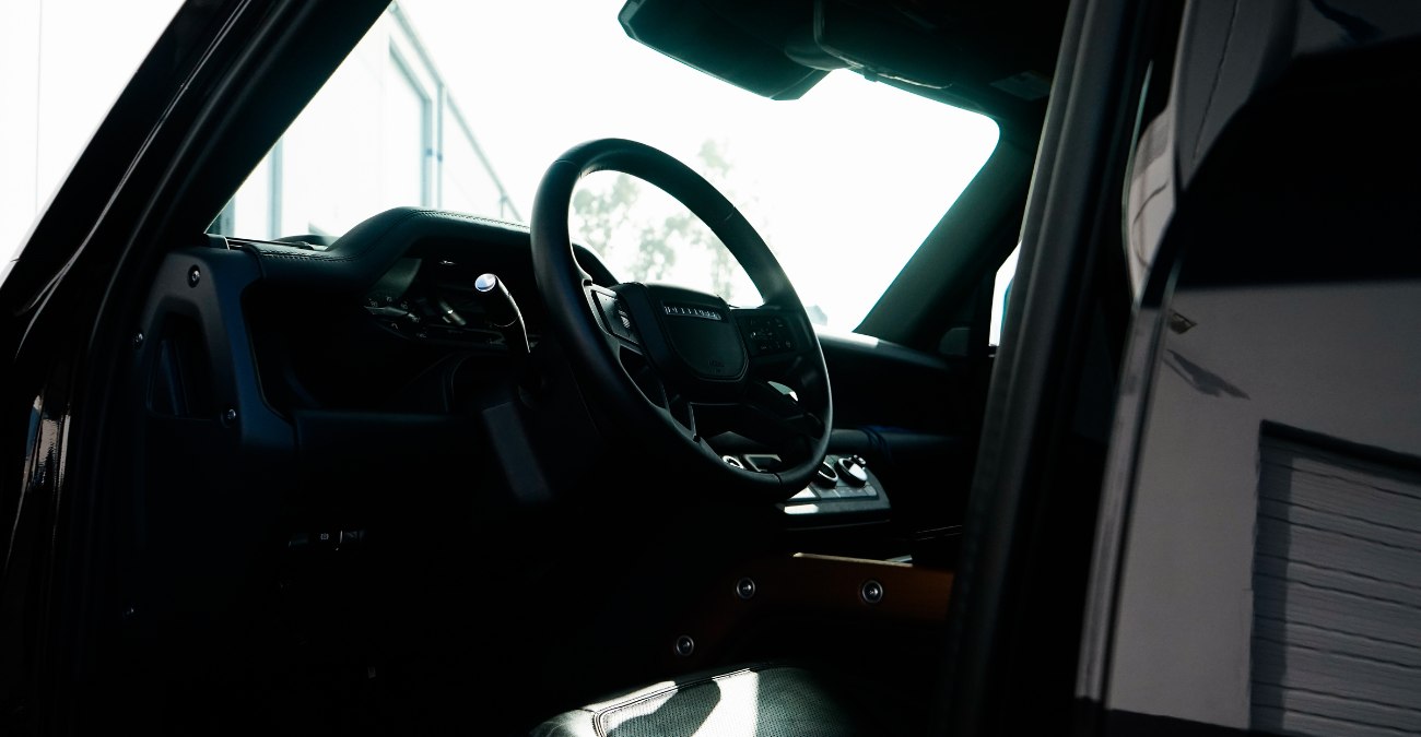 2024 Land Rover Defender X luxury interior Black SoCal