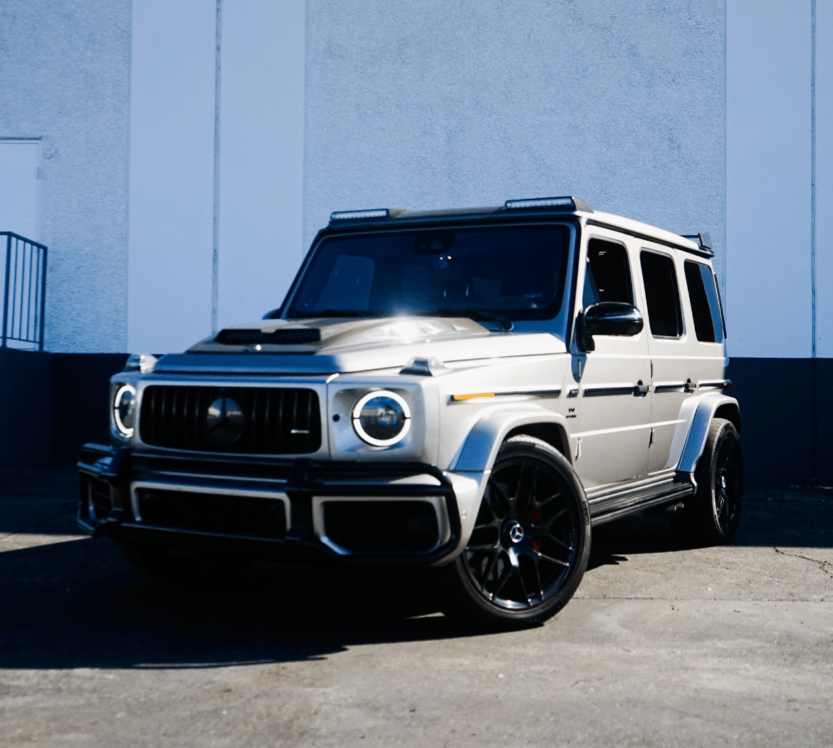 Mercedes-Benz G63 AMG Brabus Dark Grey luxury SUV available Irvine