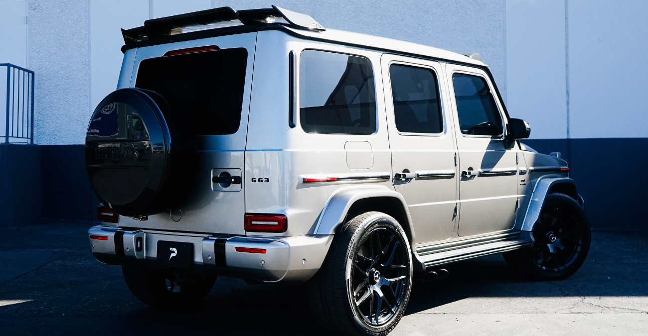 2021 Mercedes-Benz G63 AMG Brabus engine bay luxury SUV Southern California