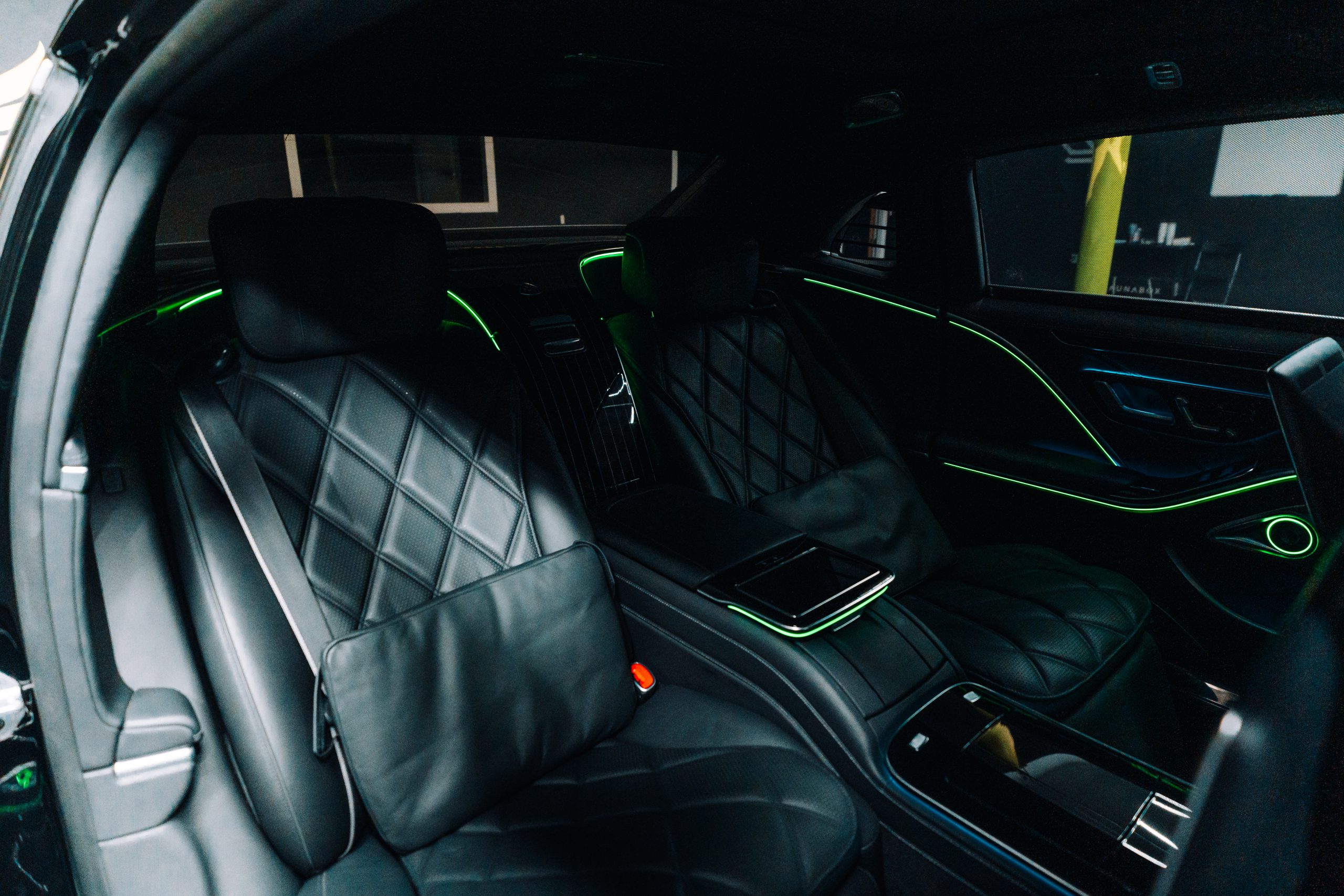 2022 Mercedes-Benz Maybach S580 Two Tone Black and White side view Pacific Coast Highway