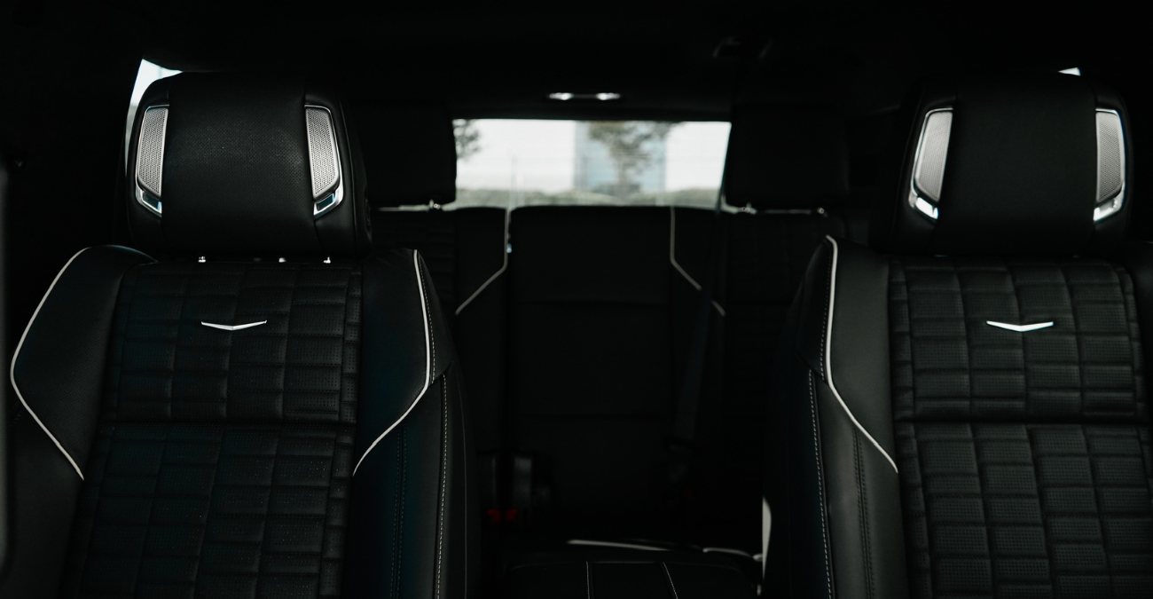 2025 Cadillac Escalade ESV Executive Black side view Southern California