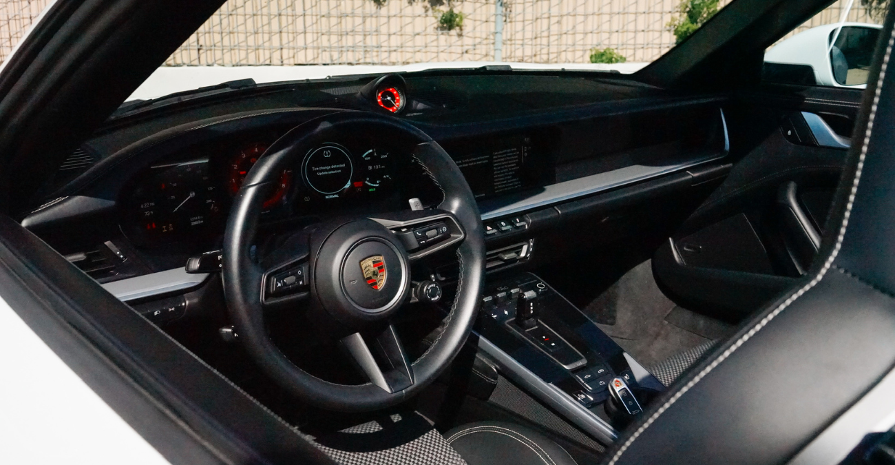 2022 Porsche 911 Carrera 4S Cabriolet luxury interior Black Irvine