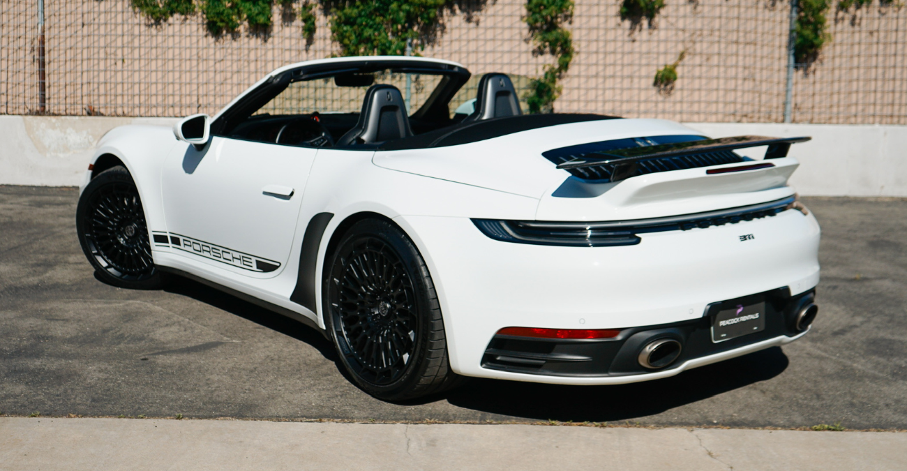 2022 Porsche 911 Carrera 4S Cabriolet badge detail sports car OC