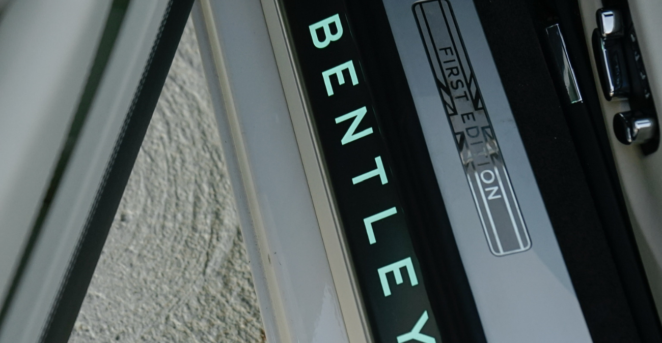 2021 Bentley Continental GTC First Edition interior Soft White and Cream luxury rental