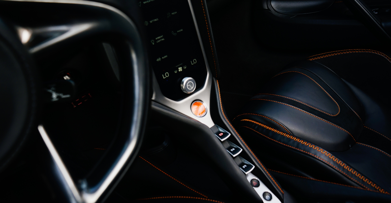 2024 McLaren 750S Spyder White side view Orange County