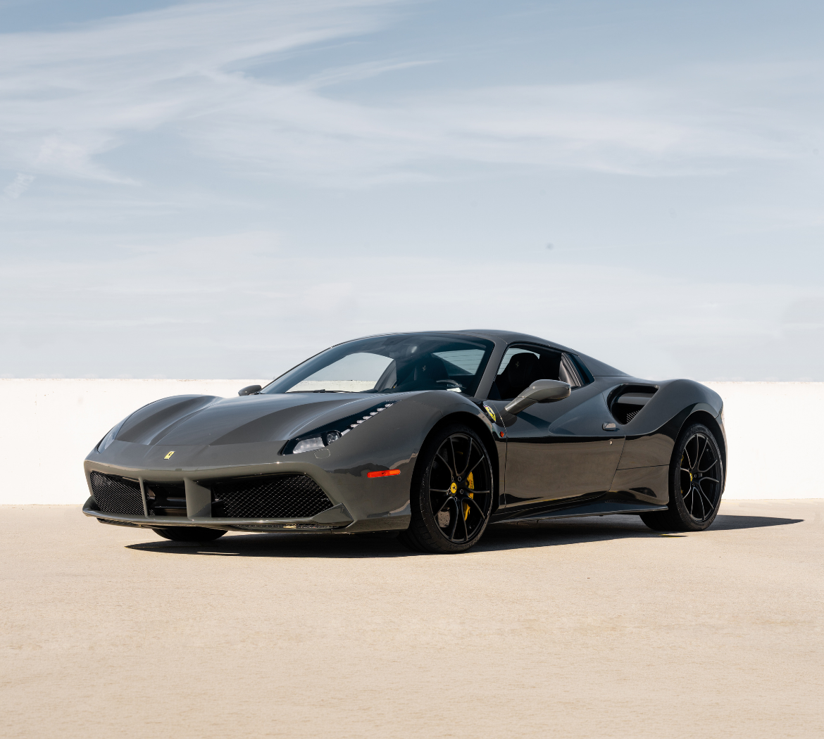 2017 Ferrari 488 Spider supercar for hire in Los Angeles