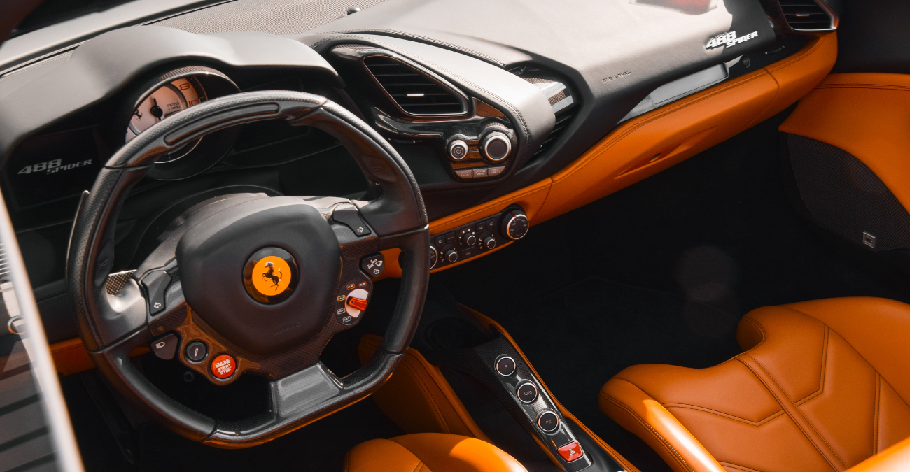 2018 Ferrari 488 Spider wheel detail luxury vehicle Pacific Coast Highway