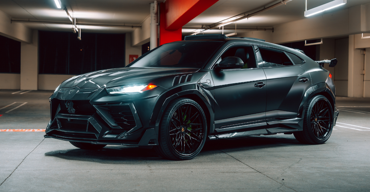 2022 Lamborghini Urus Mansory exotic car rental Irvine